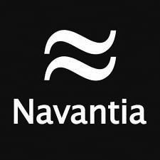 Logotipo de Navantia en blanco y negro